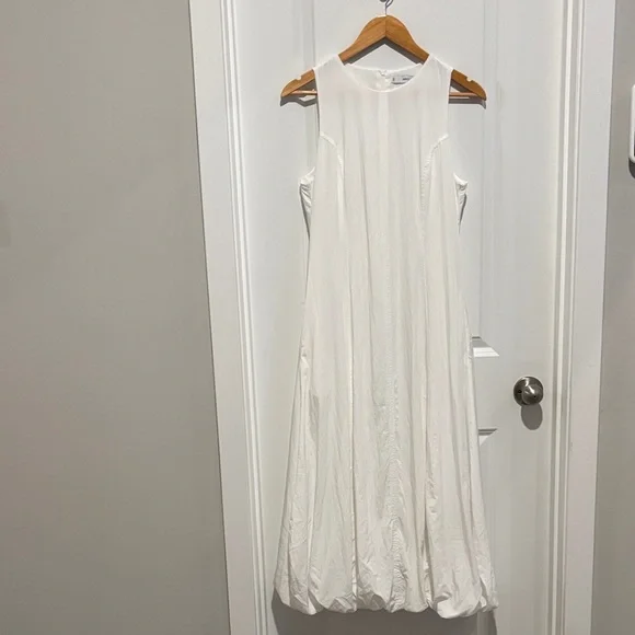 Mango Sleeveless Bubble Hem Midi Dress - Picture 6 of 11